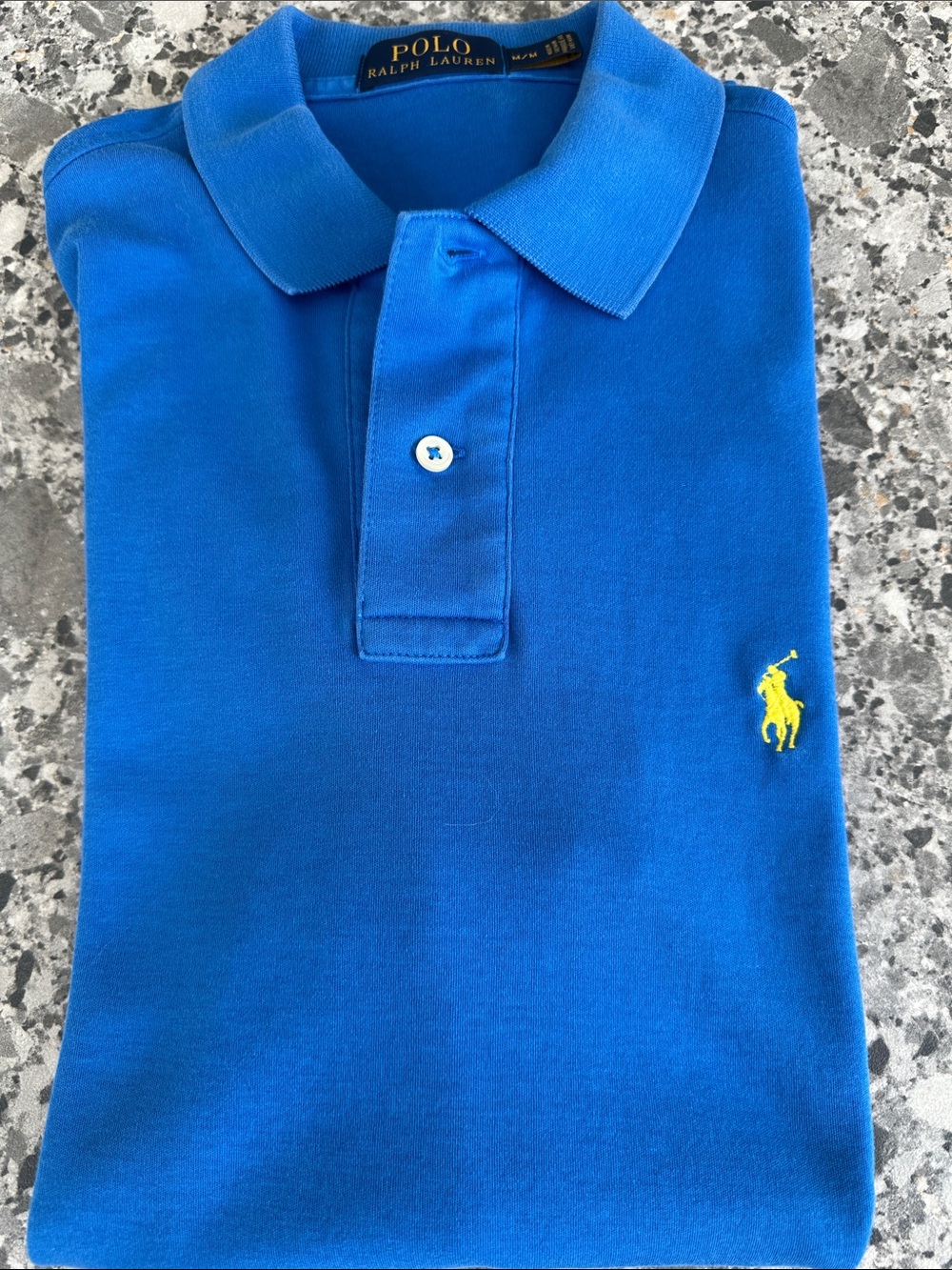 Polo by Ralph Lauren Royal Blue Polo with Yellow Pony